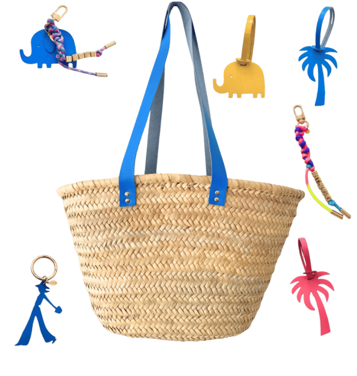 Bijoux de sac en cuir upcyclé chic et élégants